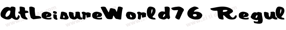 AtLeisureWorld76 Regular ttext字体转换